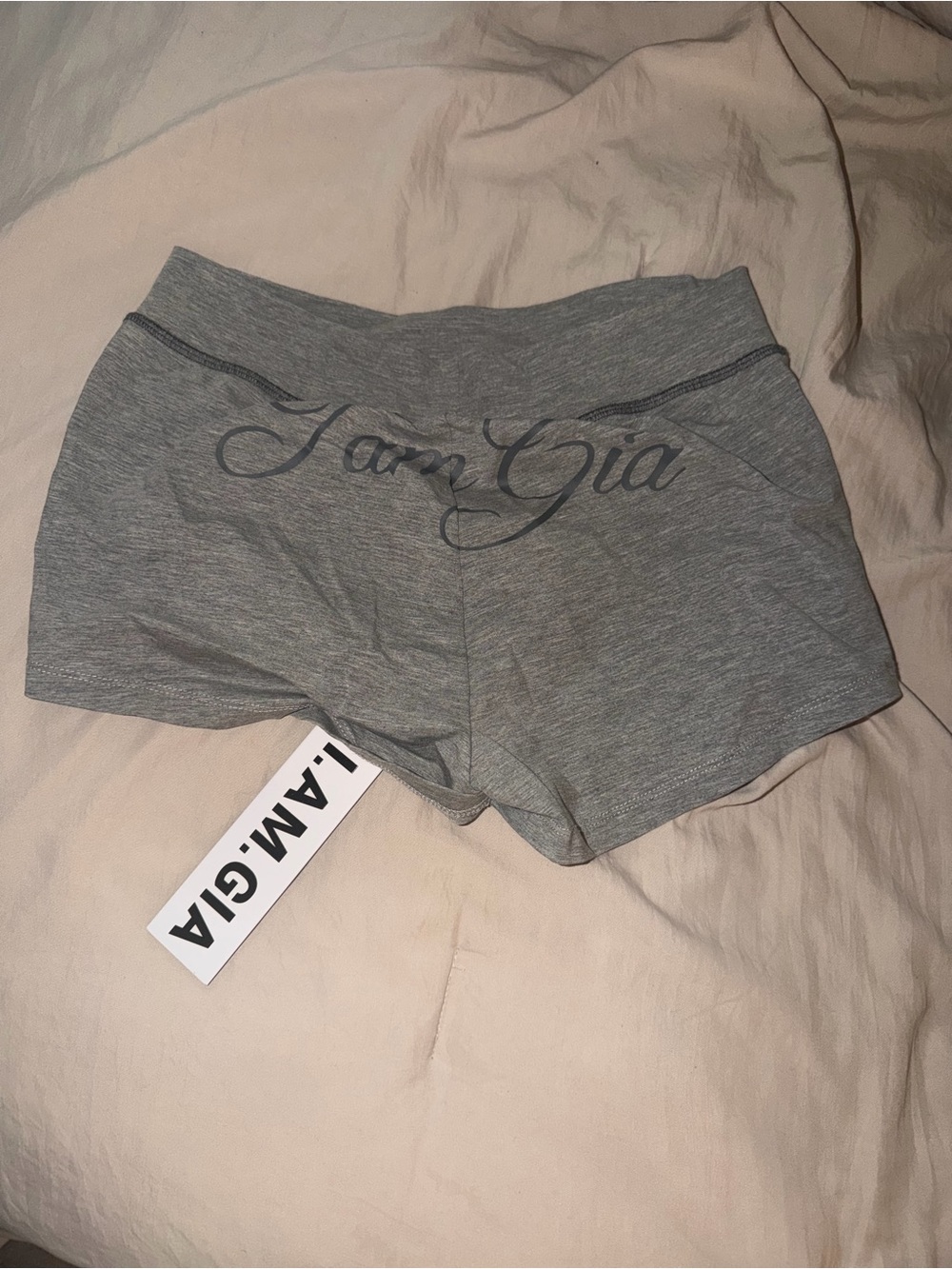 I.AM.GIA Heather Grey Women's Athletic Shorts